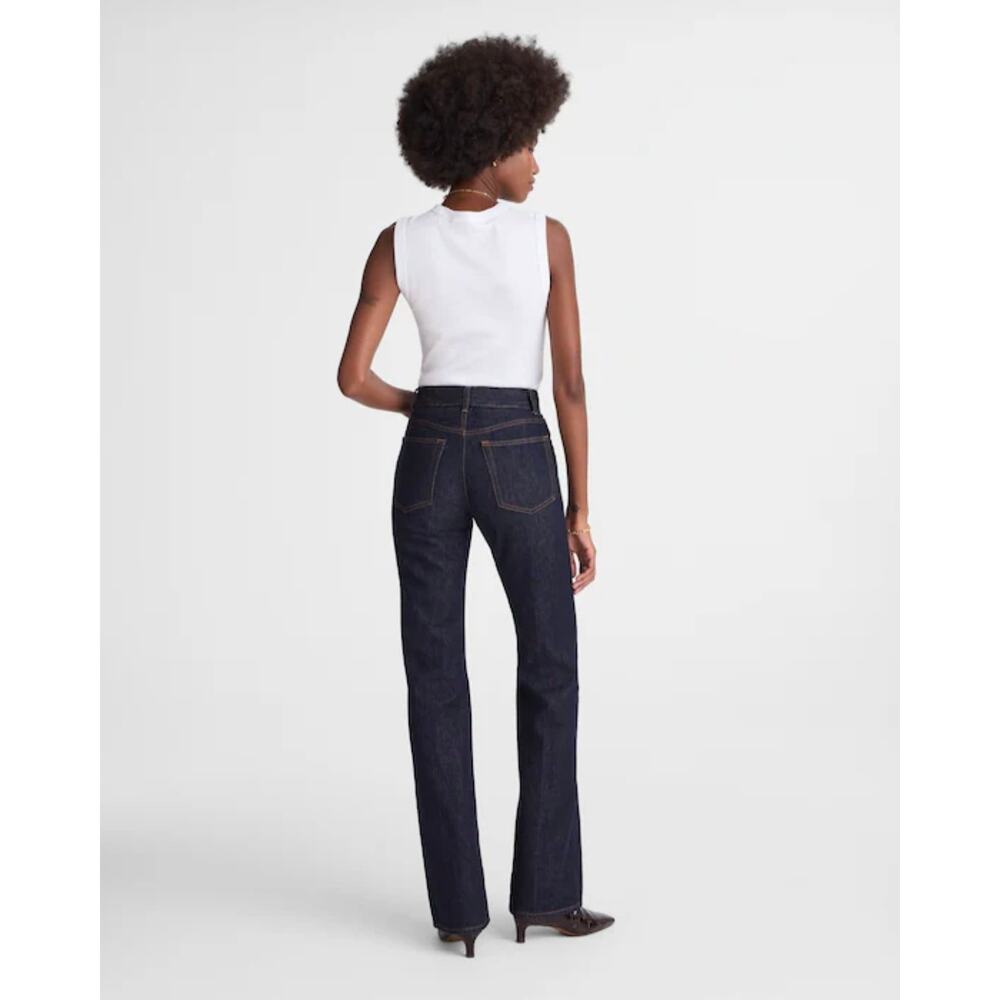 NWT Madewell Vintage Flare Jean Rinse Wash Dark Denim 25P - Picture 3 of 10